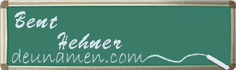 Bent Hehner Visitenkarte